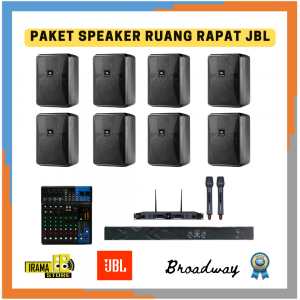 Paket Sound System Ruang Rapat Speaker JBL - 100M2 B